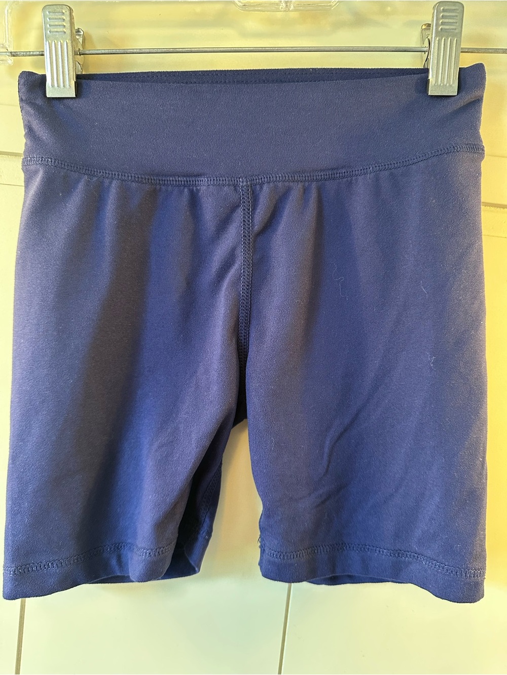 GAP Navy High-Rise Bike Shorts